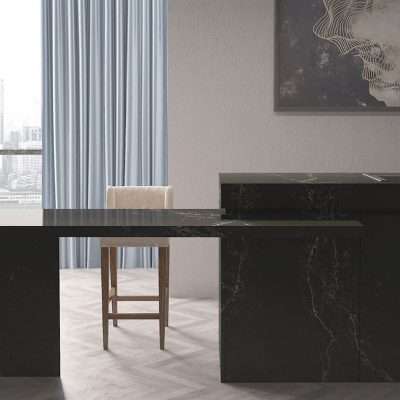 Empire Black kitchen worktops