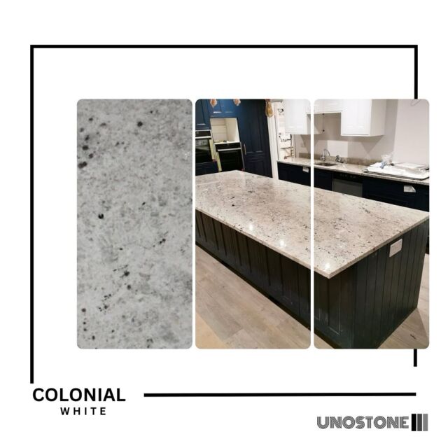 Embracing timeless elegance with Colonial White Granite ✨ Elevate your space with the enduring beauty of nature